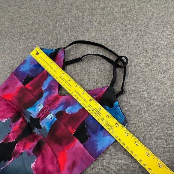 La Belle Roc Rocawear Bodycon Maxi Dress XS V-Neck Sleeveless Pink Black Gray - Picture 7 of 12